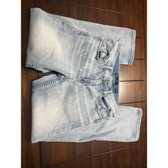 BKE Buckle Henry Jeans Mens 32x30 Light Blue Premium Straight Fit Denim - Picture 3 of 8